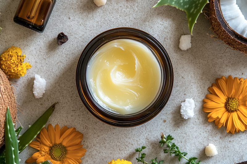 Healing Sunburn Naturally: A Lanolin-Based Skin Repair Cream